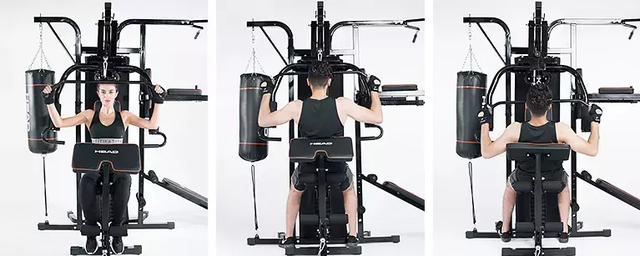 三人站综合训练器安装视频_三人站综合器械怎么用_三人站综合训练器价格