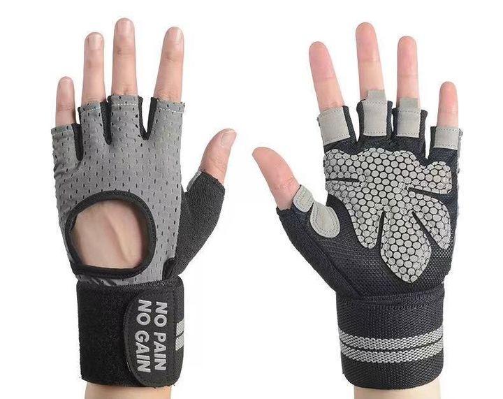 手套健身防滑吗_健身防滑手套_锻炼用防滑手套