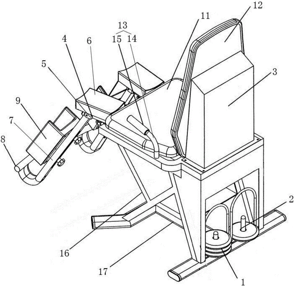 云开·全站APP登录入口 坐式髋关节训练椅的制作方法