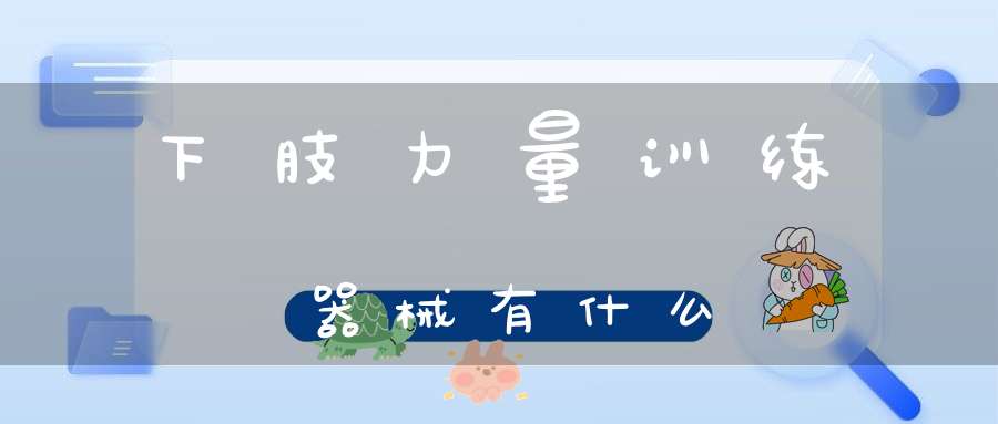 云开·全站APP登录入口 下肢力量训练器械有什么？