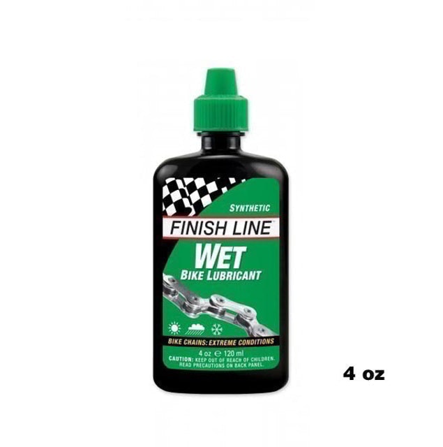 终点线链条油 Finish Line链条油自行车山地公路车陶瓷干湿性保养 绿盖绿标至120毫升