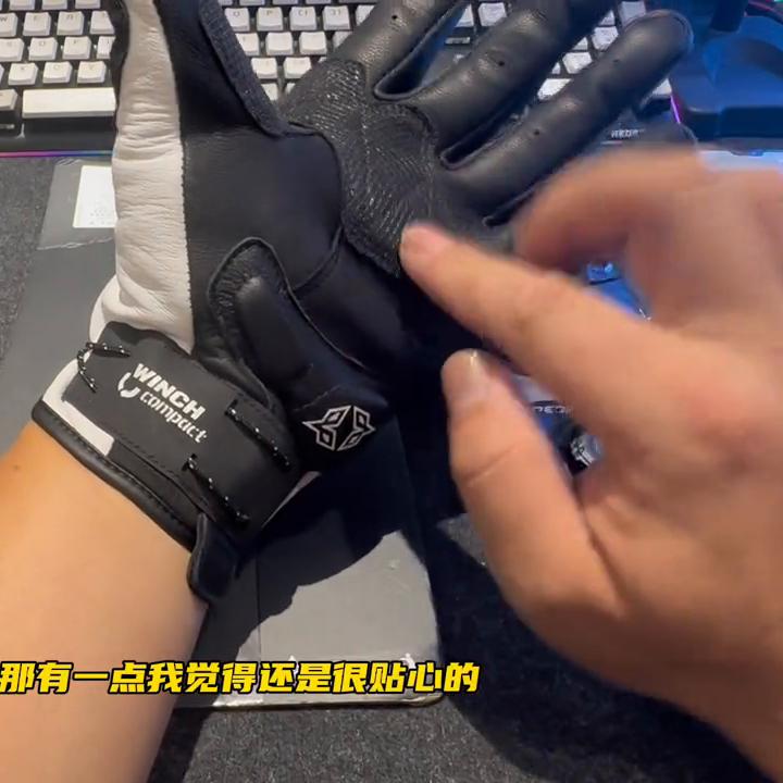 杜汉OS-A8真皮手套_健身手套 牌子_山羊皮牛皮拼接手套