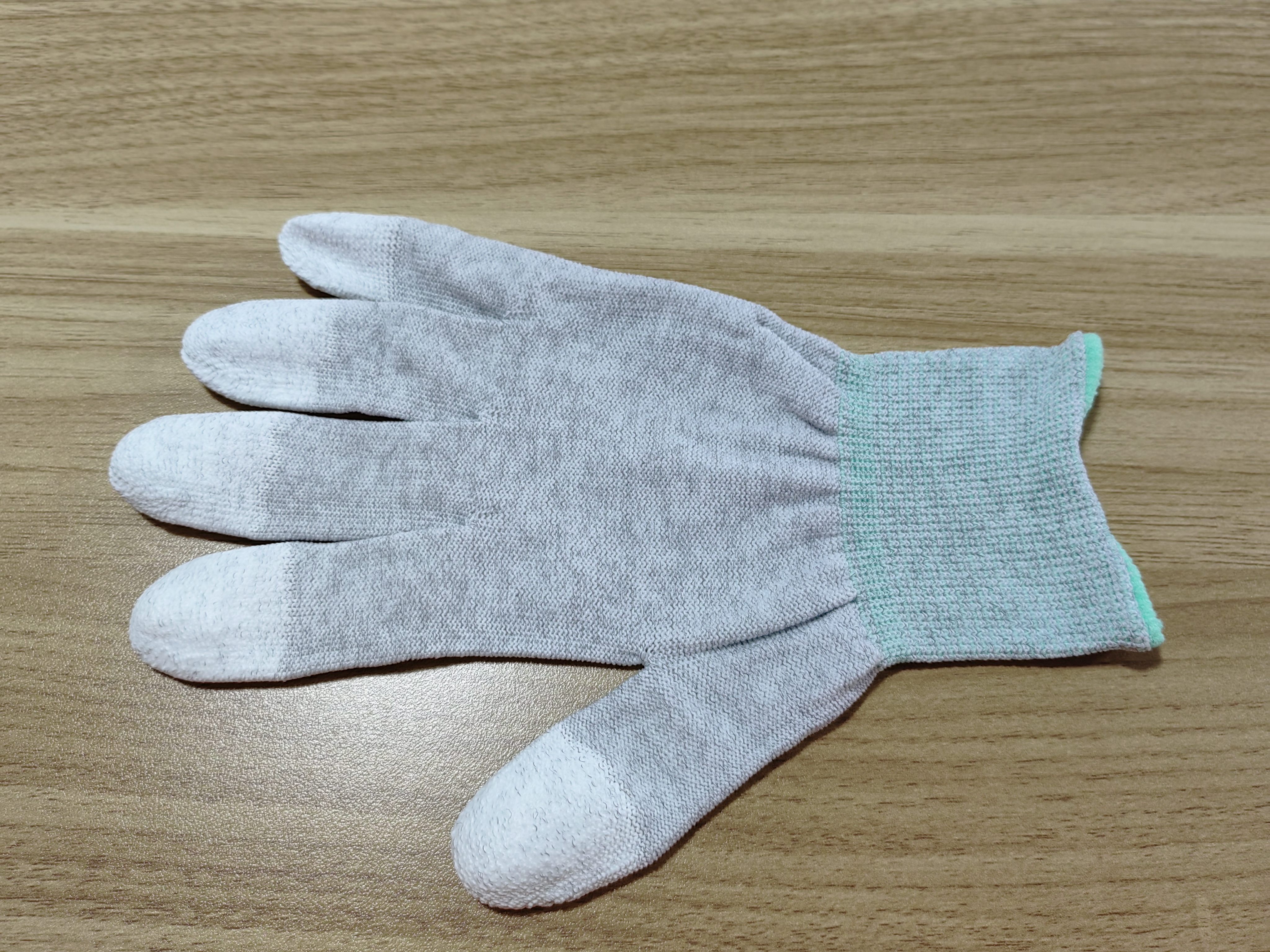 碳纤维防静电手套质量判断_13针涤纶碳纤维PU涂指涂掌手套_健身手套耐磨 知乎