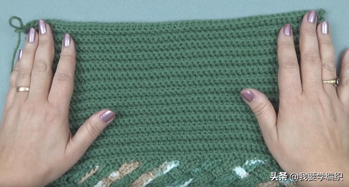 护腕绞花无指手套钩法_健身护腕手套_中粗羊毛线钩针教程