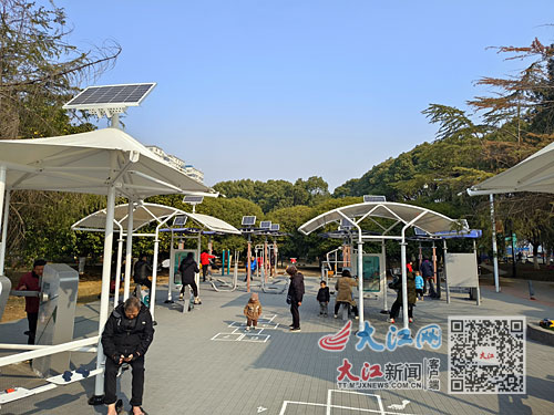 开yun体育官网入口登录体育 江西首个室外智能健身房投用