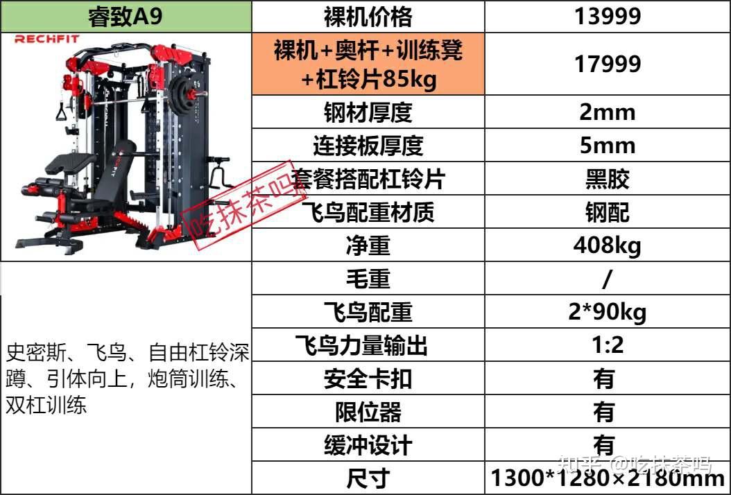 综合训练器_家用商用健身器材对比_三合一史密斯架选购指南